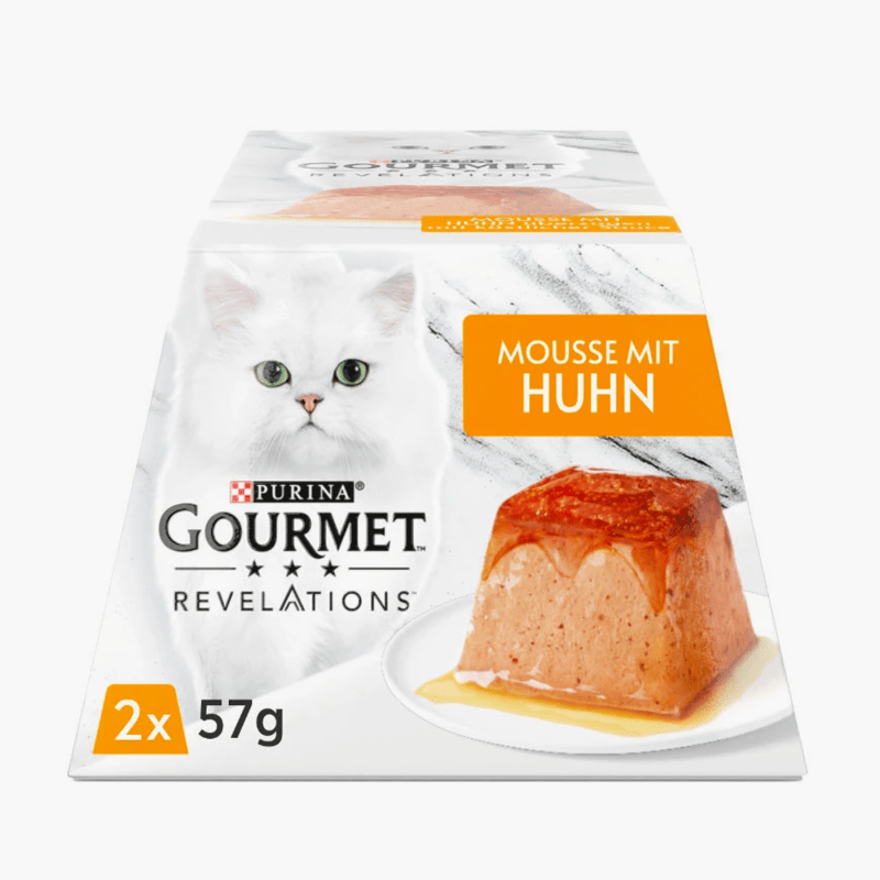 Gourmet Mousse mit Huhn und Sauce 2x57g