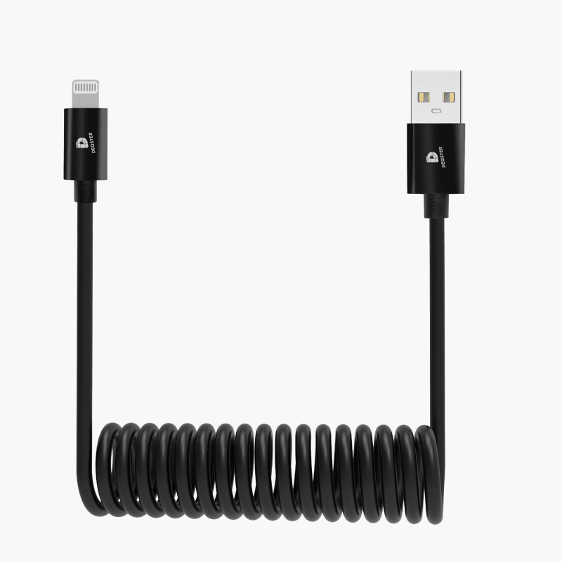 DEQSTER Ladekabel Lightning auf USB-A schwarz