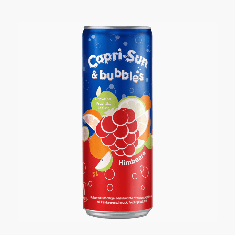 Capri Sun & bubbles Himbeere 0,33l Dose