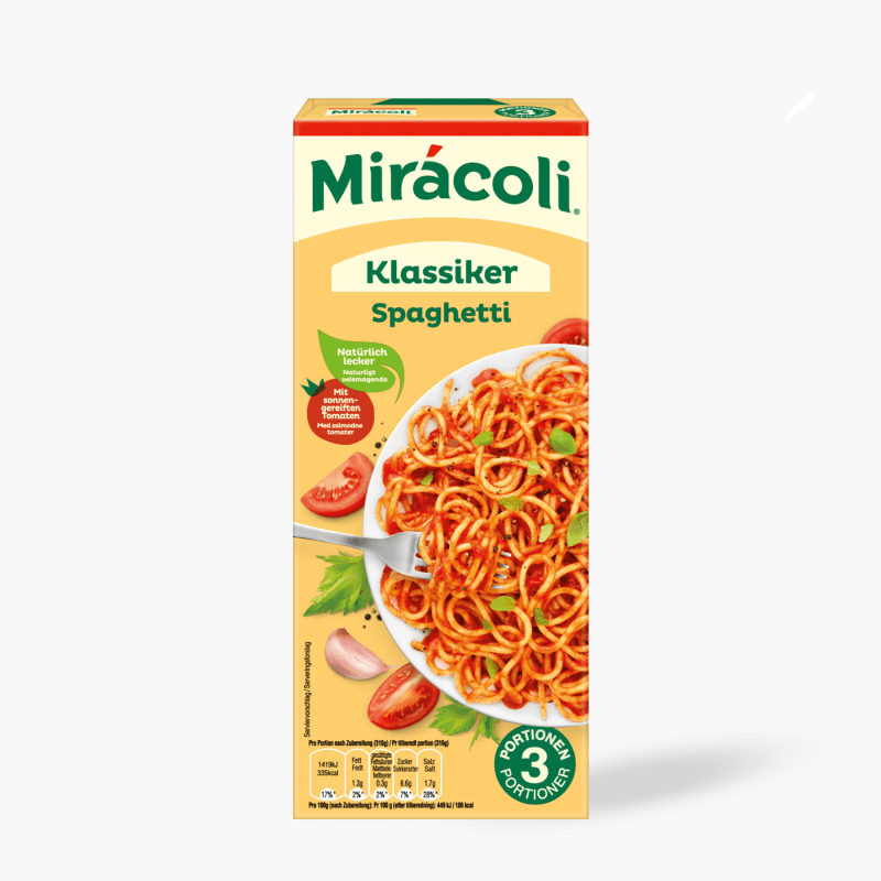 Mirácoli Spaghetti mit Tomatensauce 3 Portionen 360g