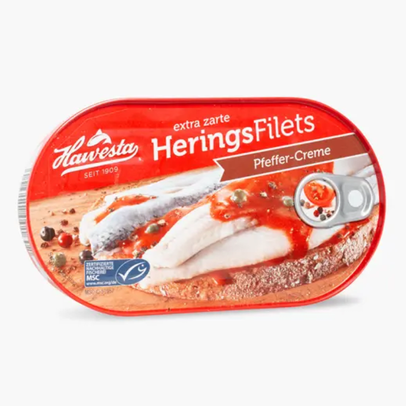 Hawesta Heringsfilet Pfeffercreme 200g