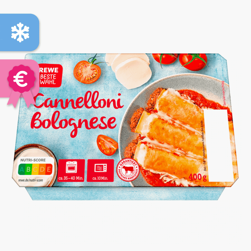 Rewe Beste Wahl Cannelloni Bolognese 400g