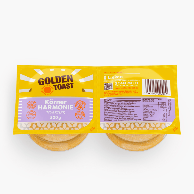 Golden Toast Toasties Körner 300g