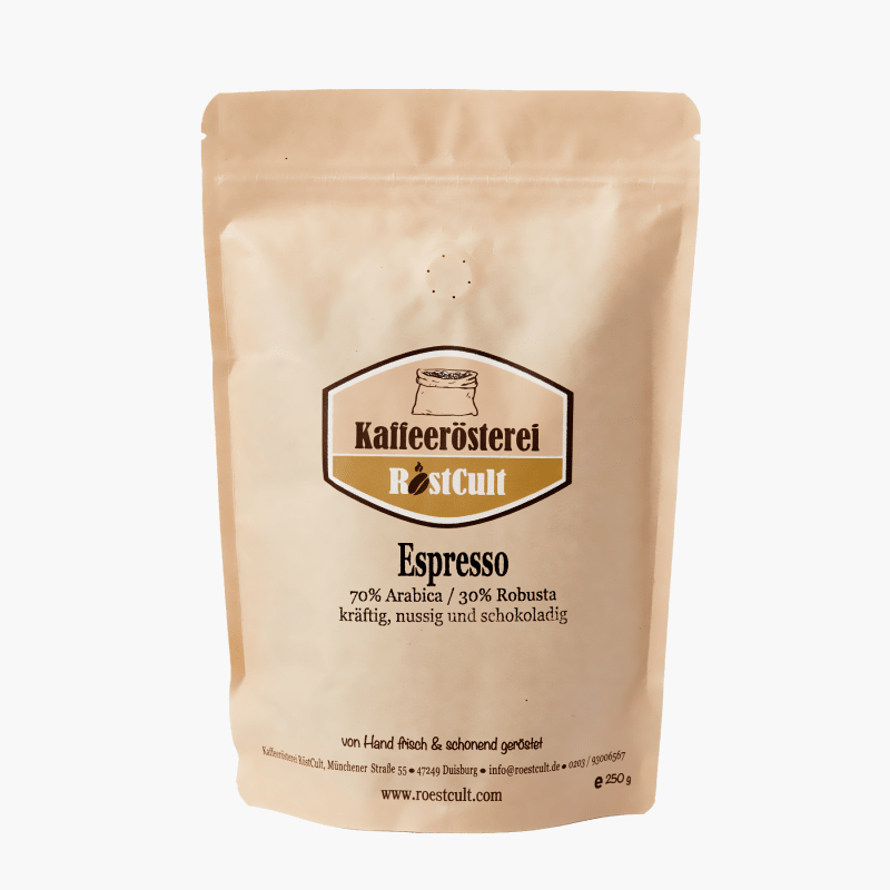 RöstCult Espresso Ganze Bohne 250g