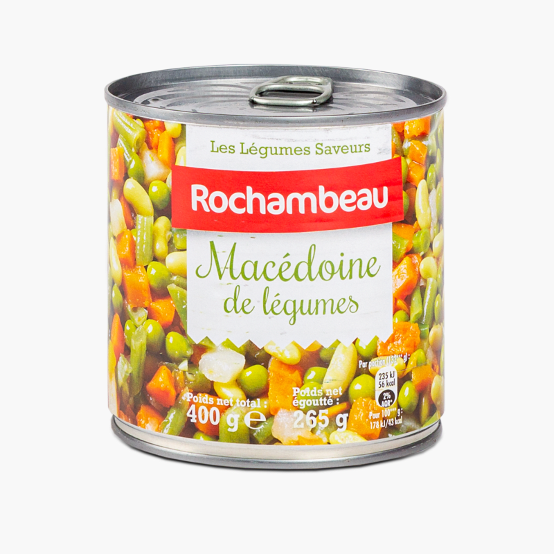 Macédoine de légumes (265g)