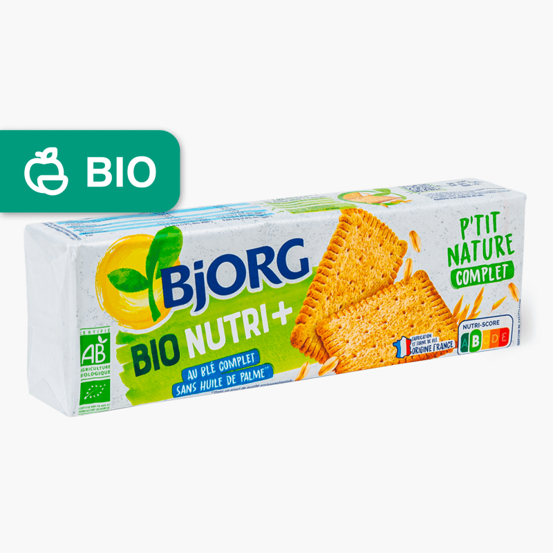 Bjorg - Biscuits Bio Le p'tit nature (x24)