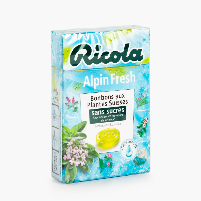 Ricola - Bonbons alpin fresh sans sucres (50g)