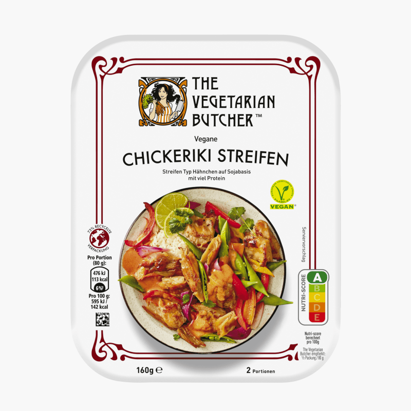 The Vegetarian Butcher Chickeriki Streifen 160g