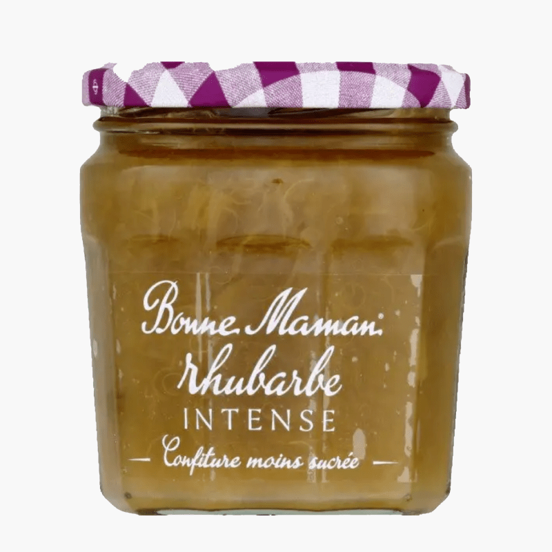 Bonne Maman - Rhubarbe intense, confiture moins sucrée (335g)