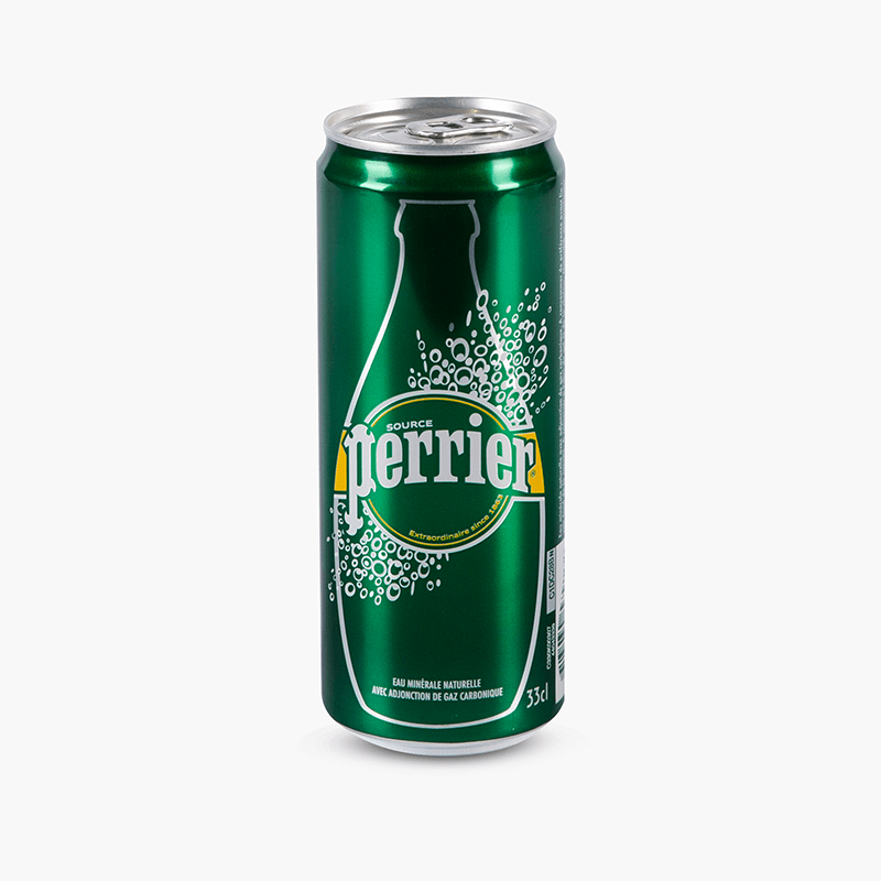 Perrier - Eau pétillante canette (33cl)