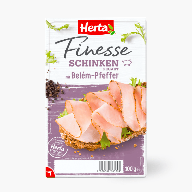 Herta Finesse Schinken mit Belem Pfeffer 100g