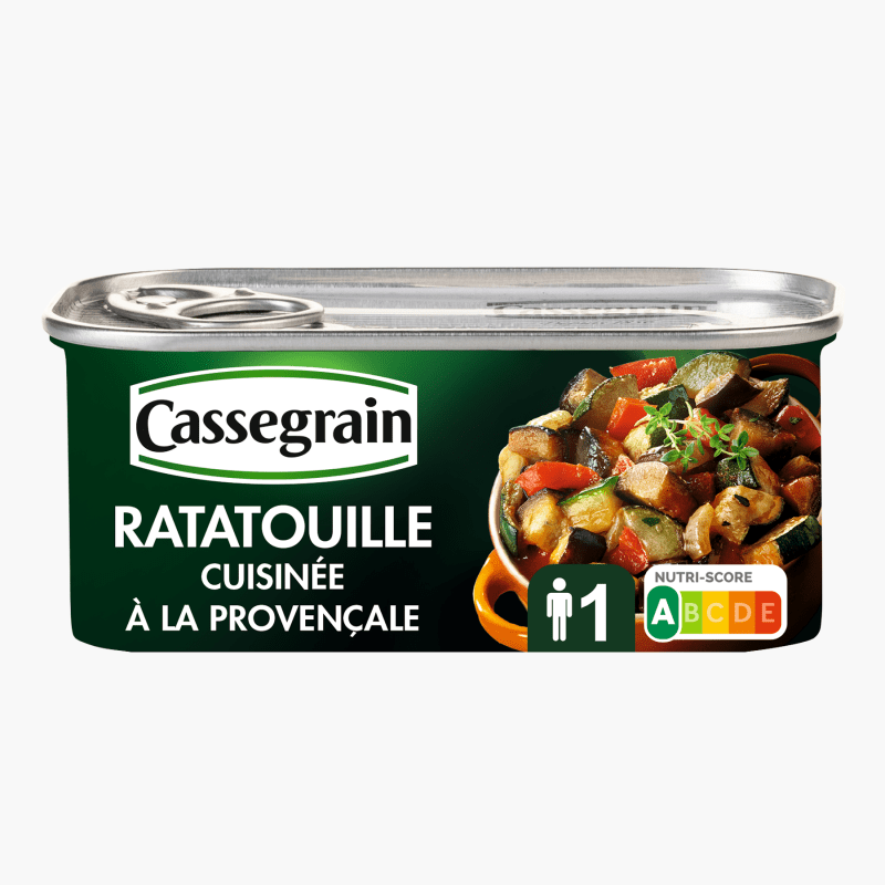 Cassegrain - Ratatouille cuisinée à la provençale (185g)