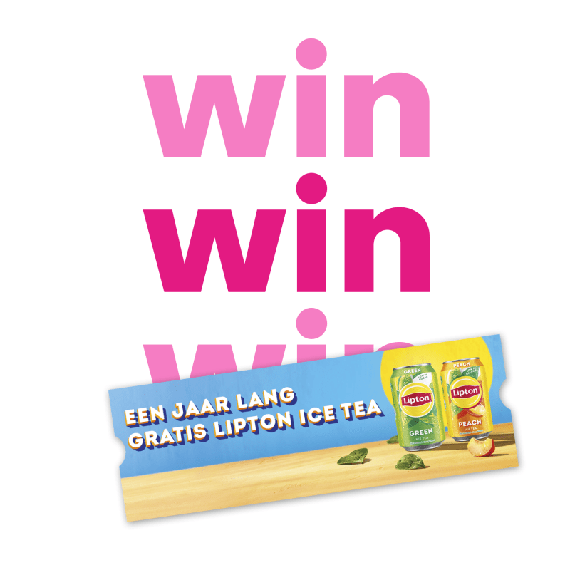 Lipton: Win één jaar lang gratis Lipton!