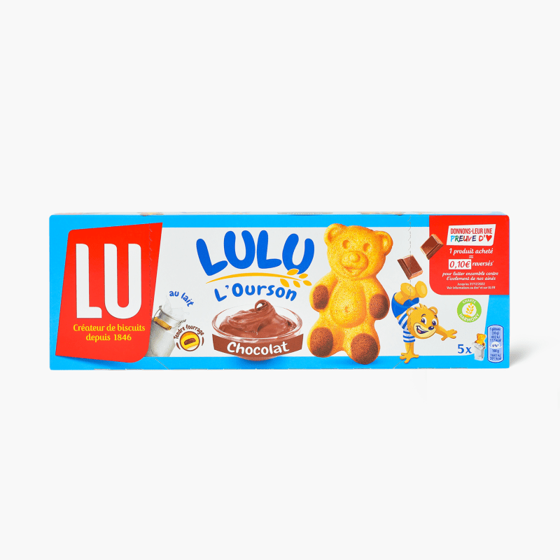 LU l'Ourson - Chocolat au lait x5 (150g)