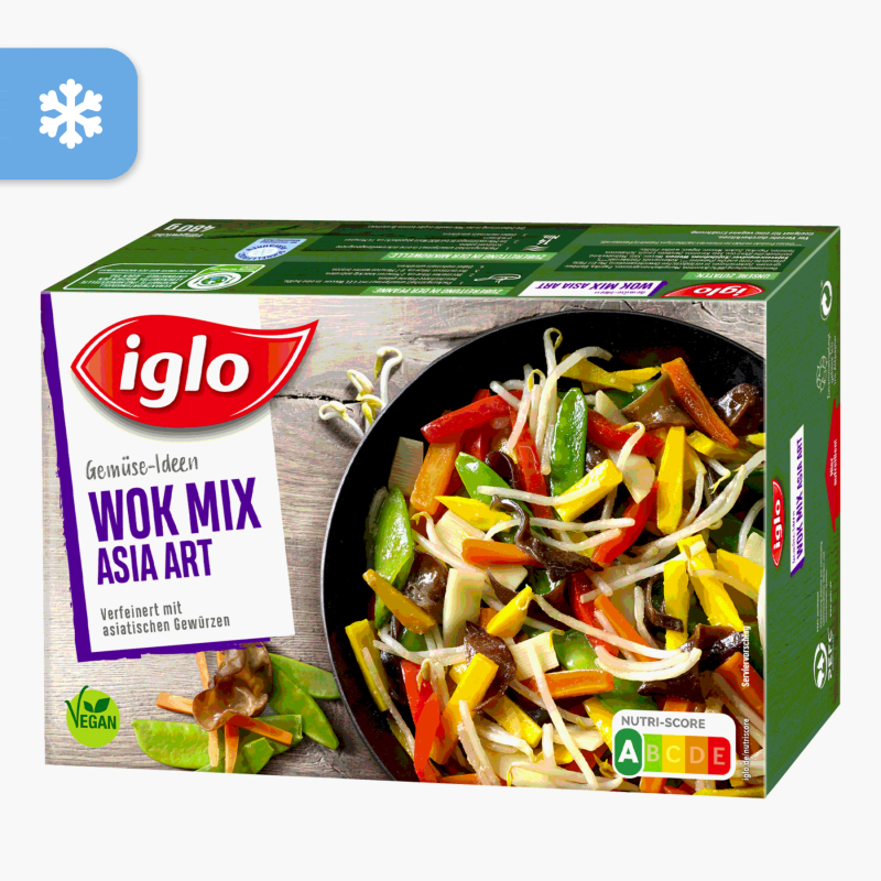 Iglo Gemüse-Ideen Wok Mix Asia Art 480g