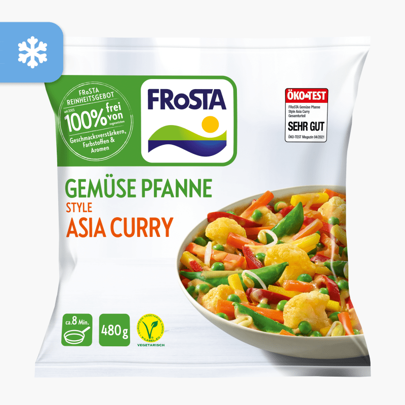 Frosta Gemüsepfanne Asia Curry 480g