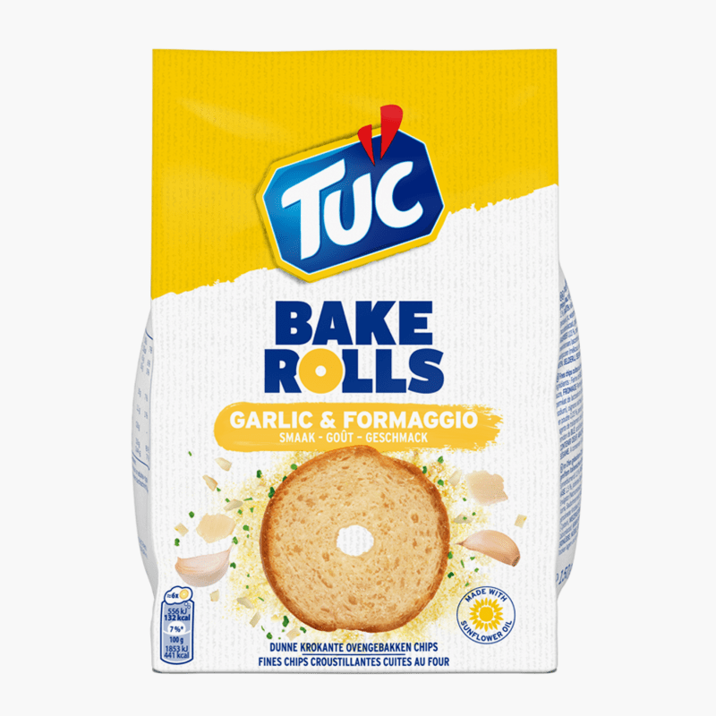 TUC Bakerolls Knoflook&Formaggio 150g