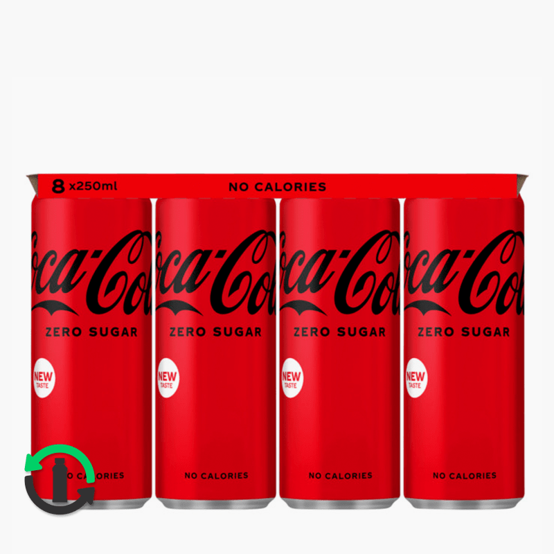 Coca-Cola Zero 8-pack 25cl