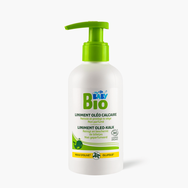 Liniment oléao calcaire huile d'olive Carrefour Baby Bio (200ml)