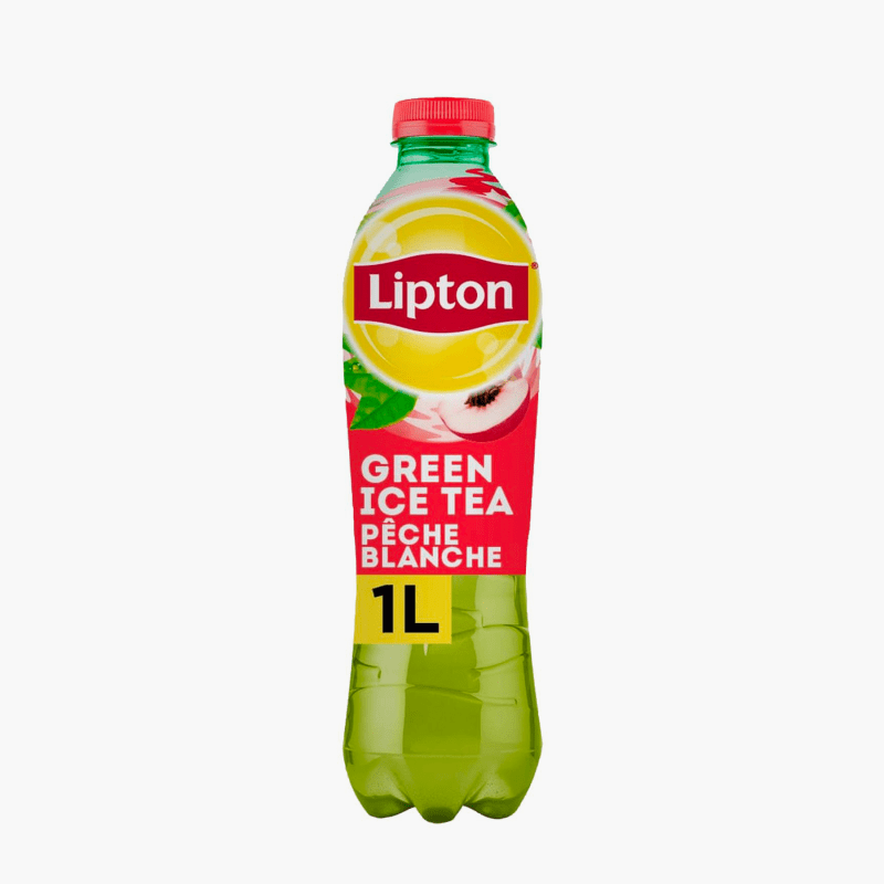 Lipton - Green Ice Tea saveur pêche blanche (1l)