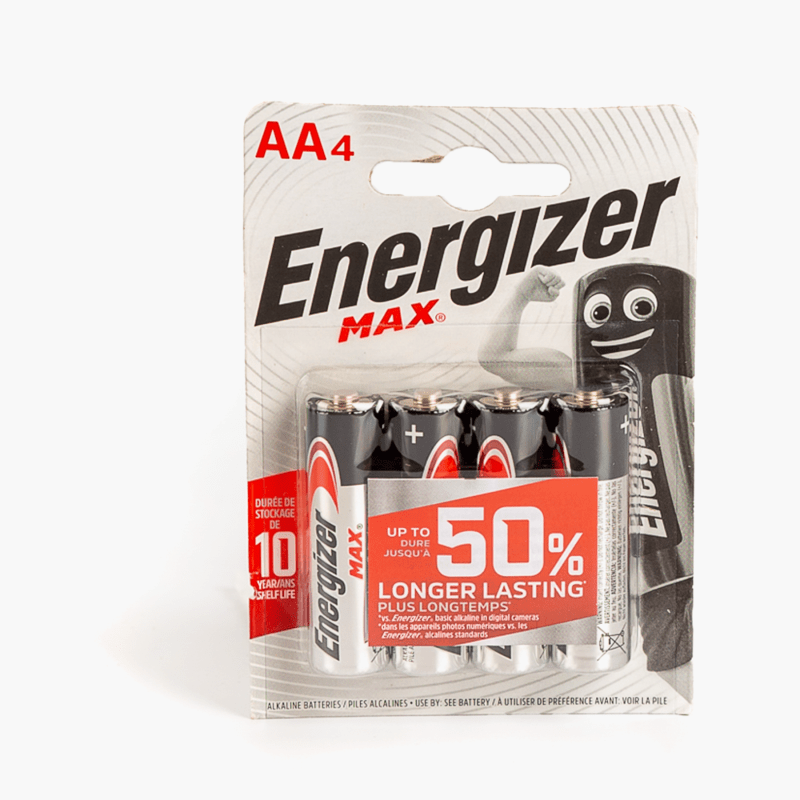 Energizer - Piles AA LR06 max (x4)