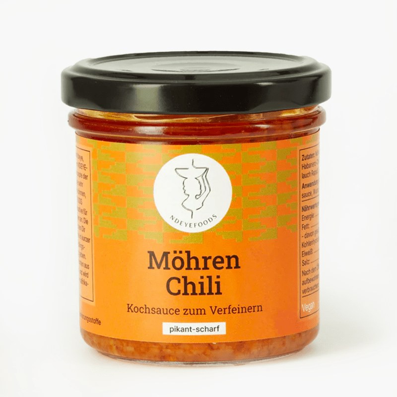 NDEYEFOODS - Kochsauce Möhren Chili 150g