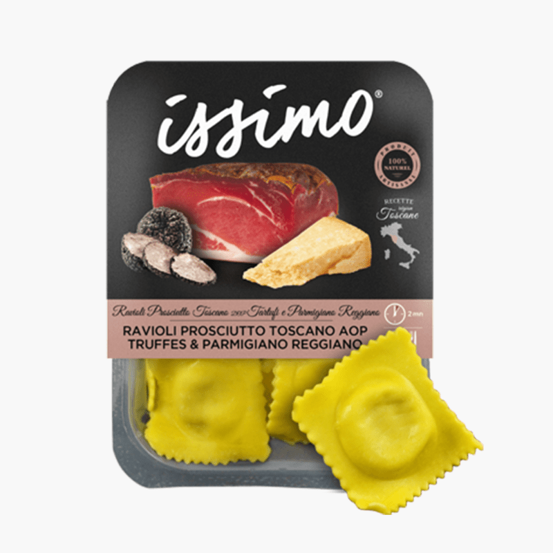 Issimo - Ravioli jambon de Toscane AOP, truffes & parmigiano reggiano (250g)