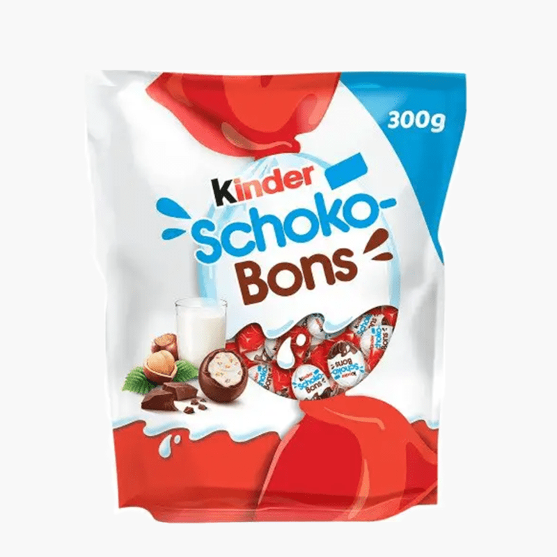 Kinder - Schokobons Fourrés Lait Et Noisettes- Sachet (300g)