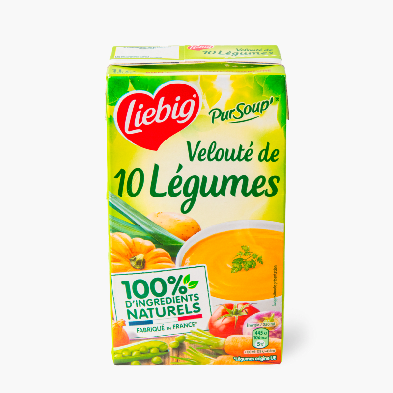 Liebig - Velouté de 10 légumes aux ingrédients 100% naturels (1l)