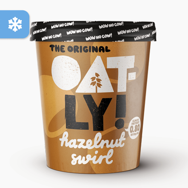 Oatly Hafer Eis Hazelnut Swirl 500ml