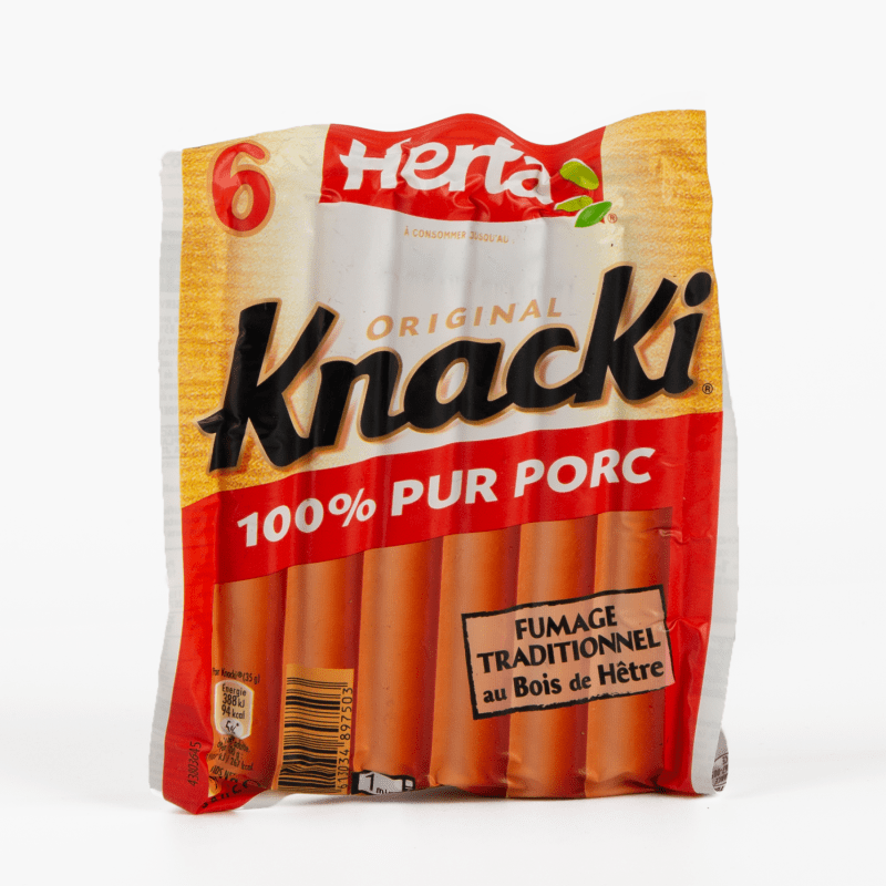 6 Knacki original 100% porc - Herta (210g)