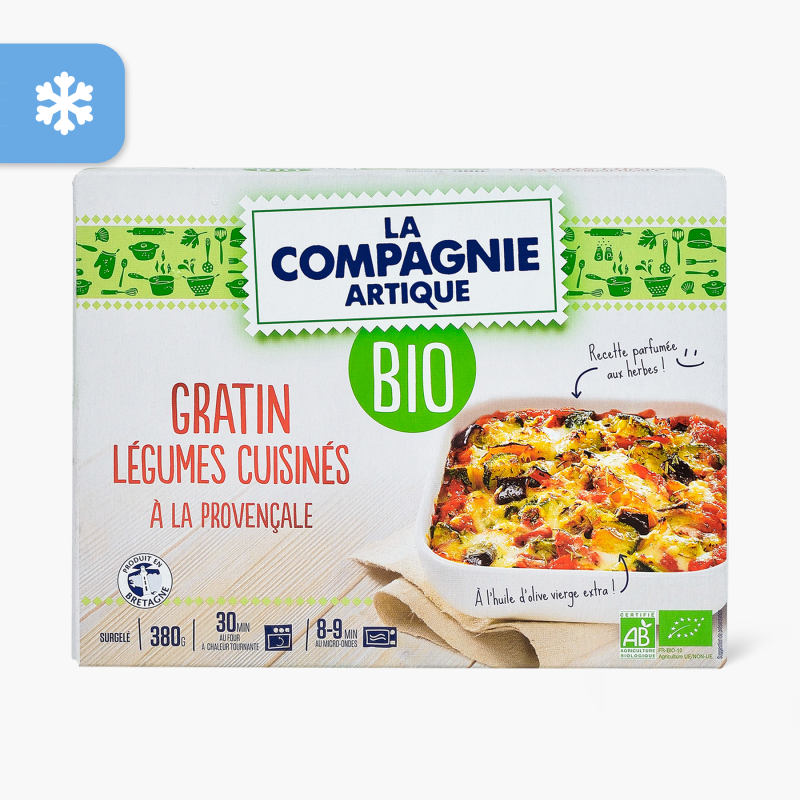 La Compagnie Artique - Gratin de légumes à la provençale (380g)