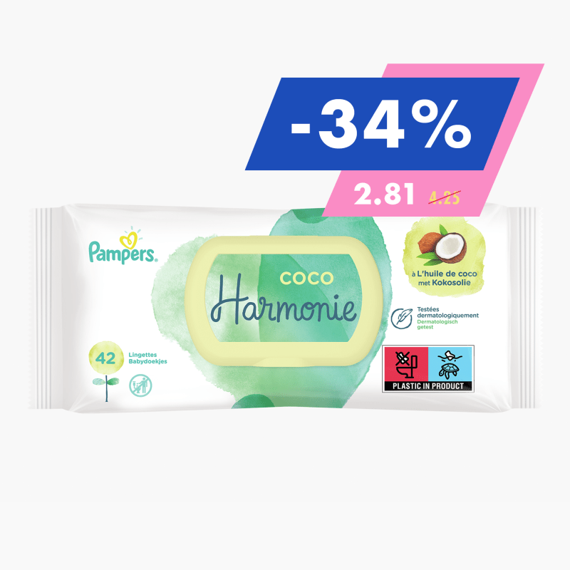 Pampers Harmonie - Lingettes (x42)