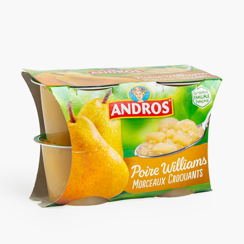 Andros - Délice de poires (4x100g)