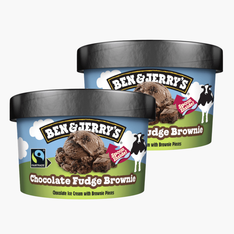 Ben & Jerry’s Choco Fudge Brownie 100ml 2x