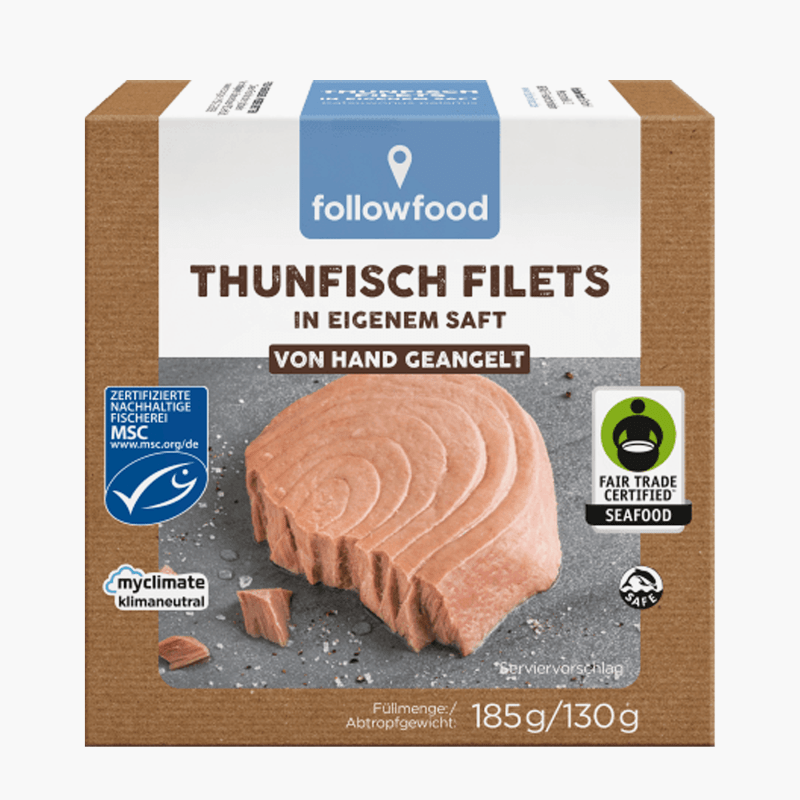 Followfish MSC Thunfisch-Filets Natur 185g