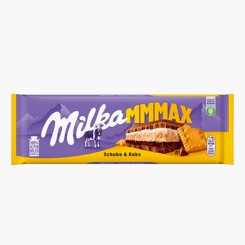 Milka Tafel Mmmax Schoko & Keks 300g