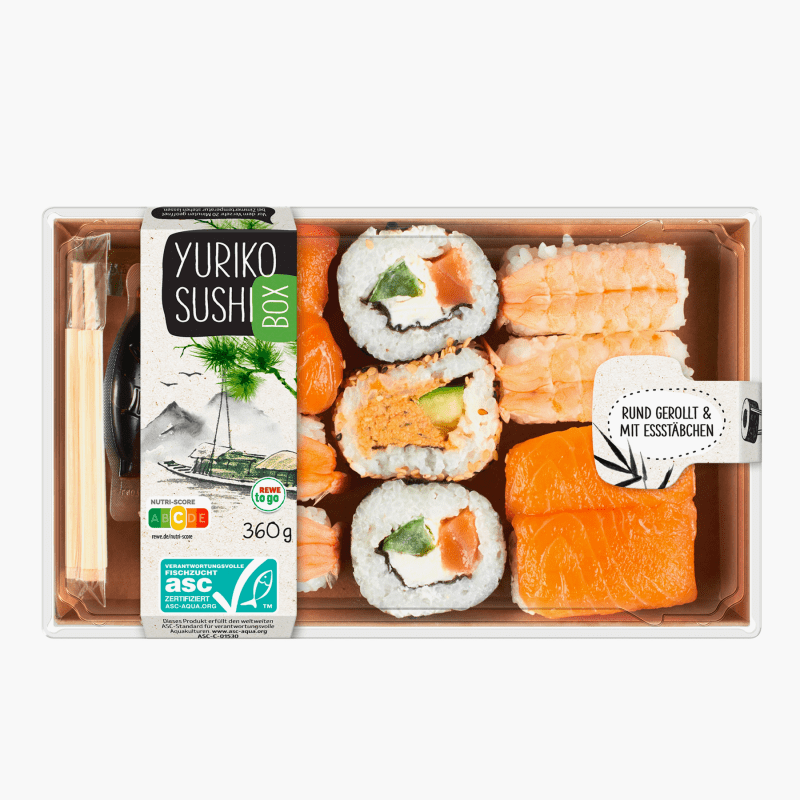 Rewe To Go Sushi Box Yuriko 360g