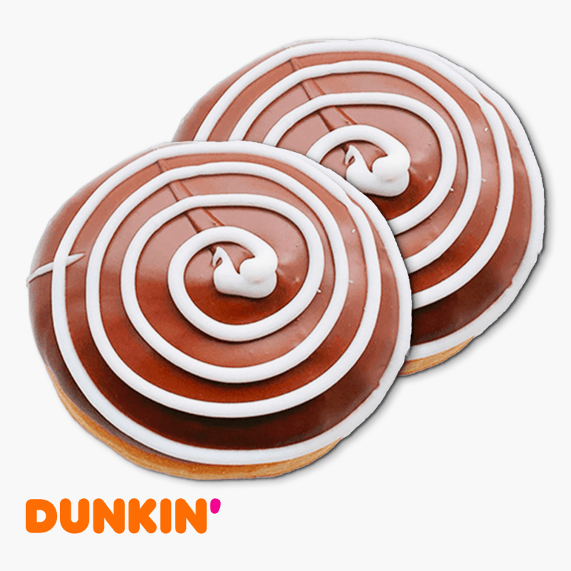 Dunkin' Donuts Nutella swirl 2x