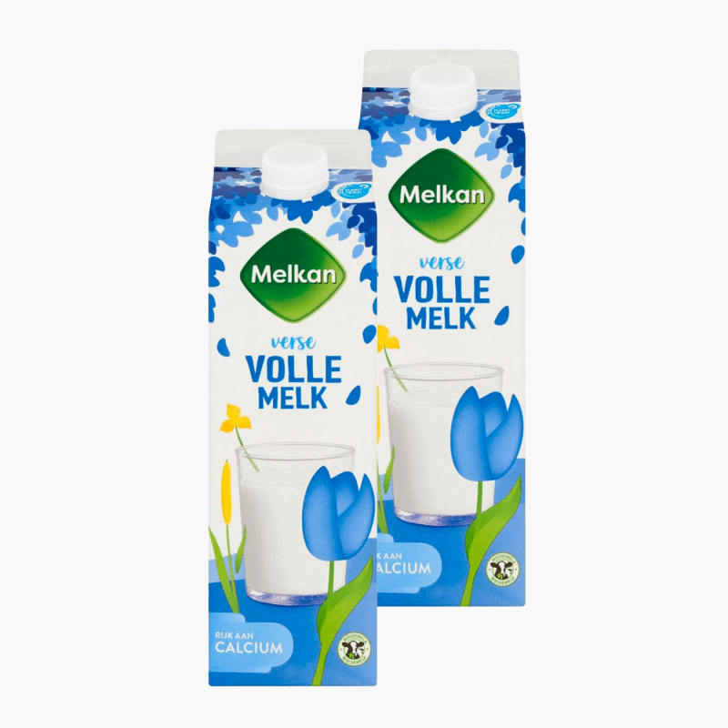 Melkan Volle melk 1l 2x