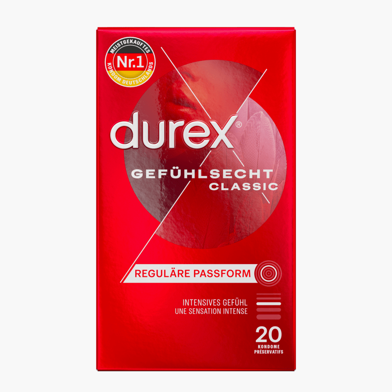 Durex Kondome Gefühlsecht Classic 20 Stück