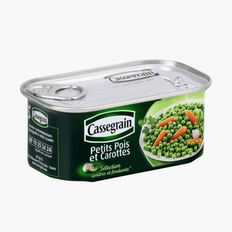 Cassegrain - Petits pois et carottes (130g)