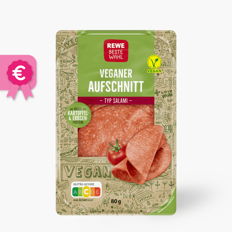 Rewe Beste Wahl Vegane Salami 80g