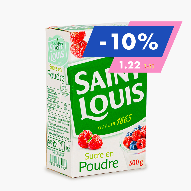 Saint Louis - Sucre en poudre (500g)