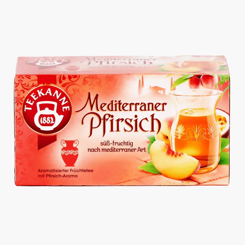 Teekanne Mediterraner Pfirsich 50g (20 Beutel)