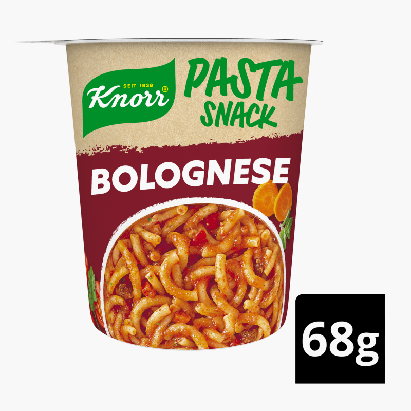 Knorr Snack Becher Pasta Bolognese 68g Becher