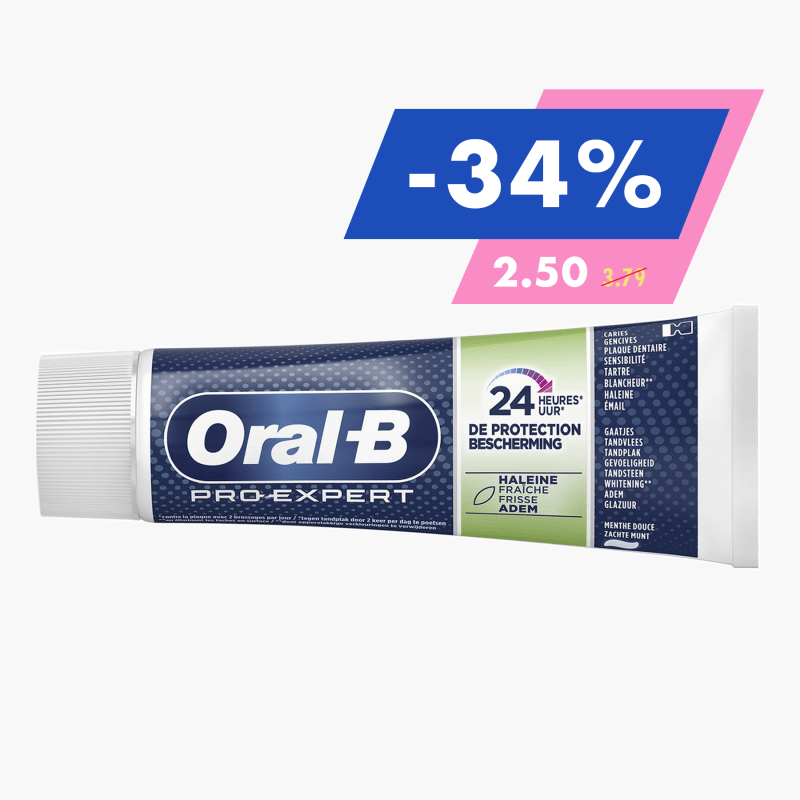 Oral-B - Dentifrice pro expert haleine fraiche (75ml)