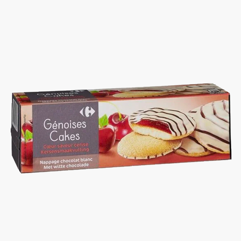 Carrefour - Génoises chocolat cerise (150g)