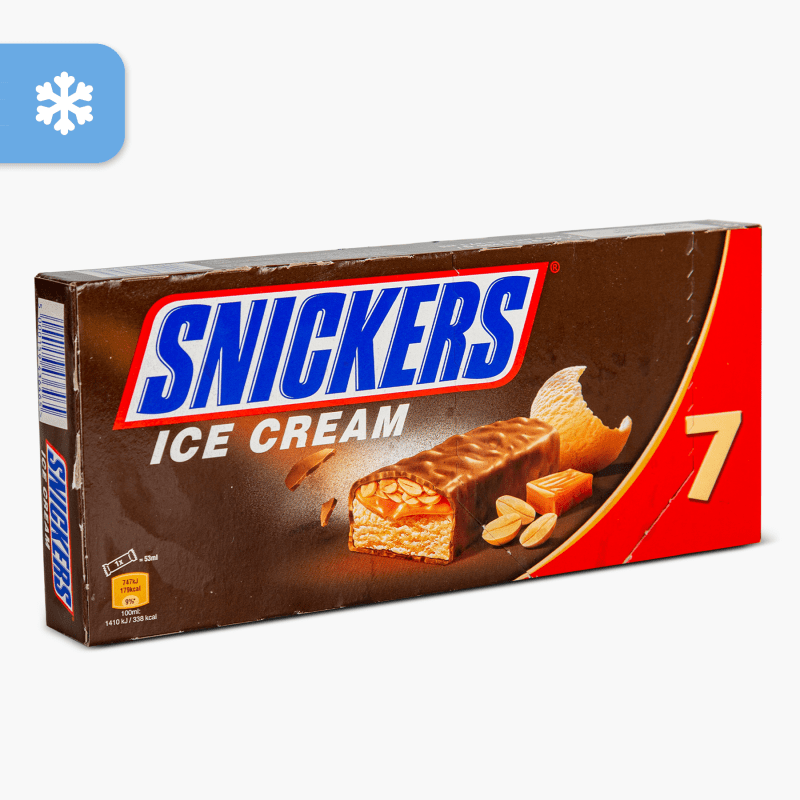 Snickers - Barres glacées x7 (319g)