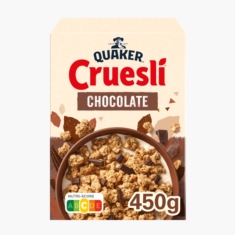 Quaker Cruesli Chocolade Ontbijtgranen 450g